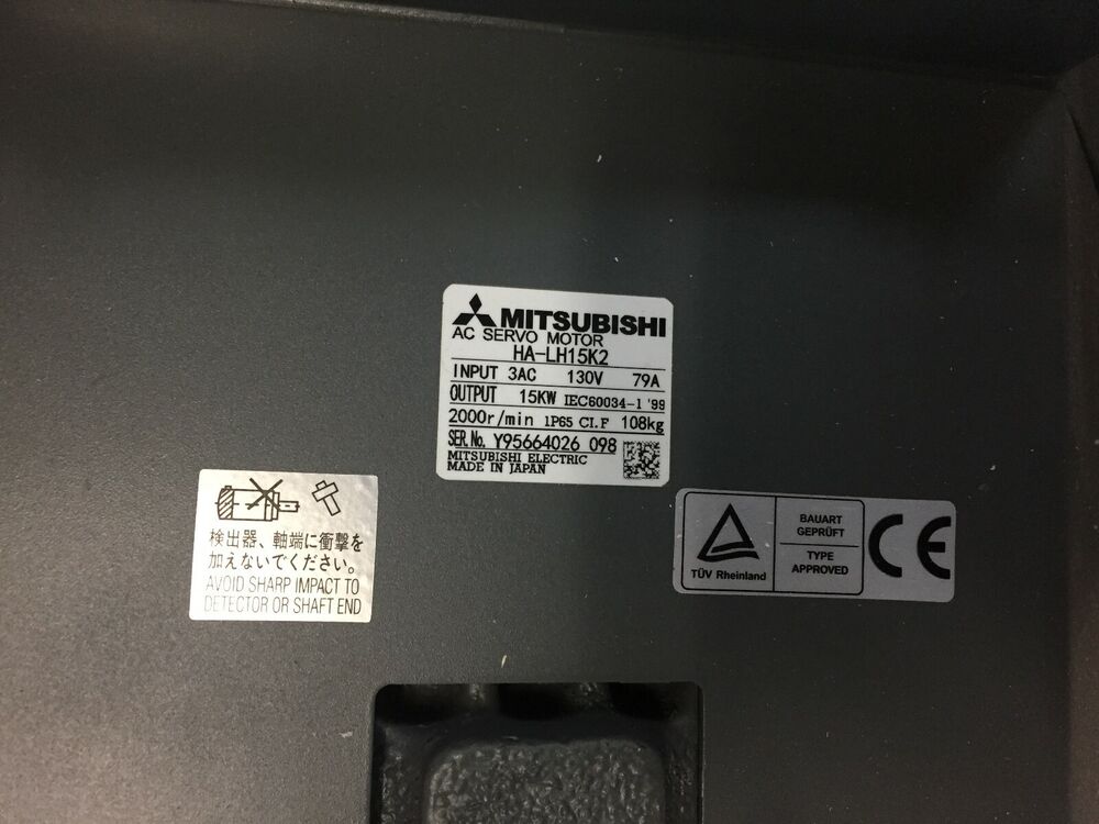Mitsubishi HA-LH15K2 Servo Motor HALH15K2 New Expedited Shipping UPS / DHL / Fedex