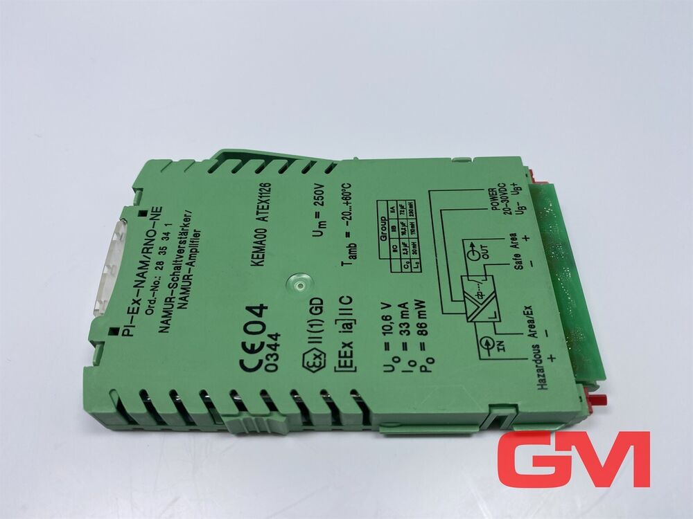 Phoenix Contact Signaltrenner 2835341 Signal Isolator Pi-ex-nam/Rno-ne Namur