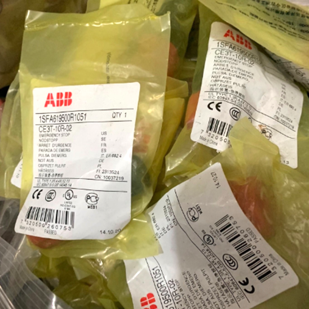 NEW ABB CE3T-10R-02 Teach Pendant Emergency Stop Button DHL / UPS / FedEx