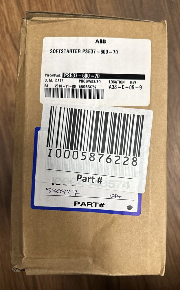 ABB 1SFA897104R7000 PSE37-600-70 SOFT STARTER 37A 100-250VAC NEW IN BOX