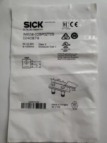 1PC New Sick IME08-02BPOZT0S Proximity Switch IME0802BPOZT0S DHL / UPS / FedEx