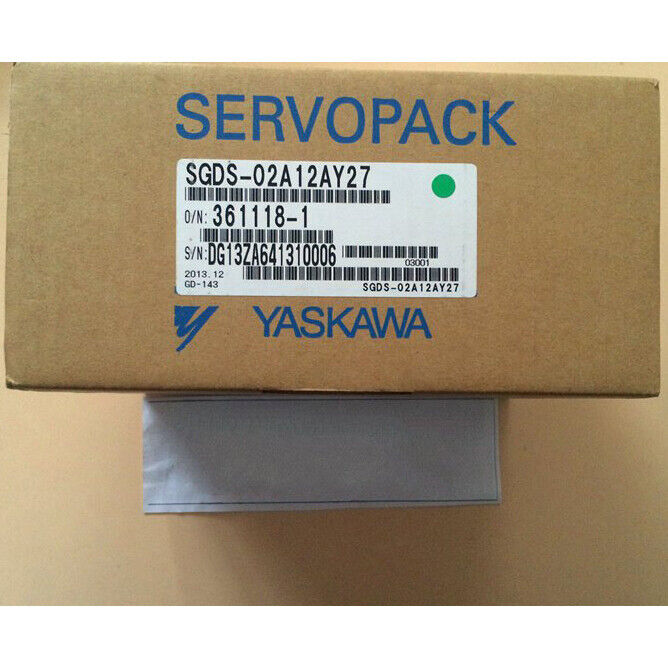 YASKAWA SGDS-02A12AY27 Servo Driver SGDS02A12AY27 New In Box Expedited Shipping DHL / UPS / FedEx