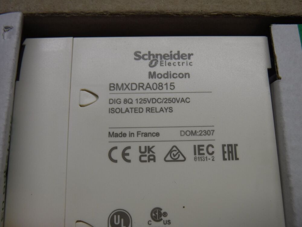 SCHNEIDER ELECTRIC BMXDRA0815 discrete module X808 NO Type A 125V DC/250V 1Pcs UPS / DHL / Fedex