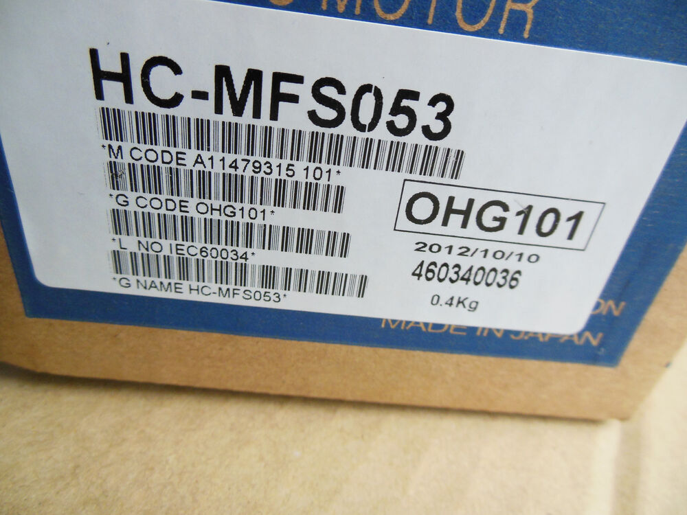 MITSUBISHI HC-MFS053 Servo Motor Expedited Shipping HCMFS053 New In Box DHL / UPS / FedEX