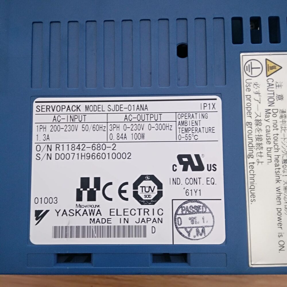 1PC New Yaskawa SJDE-01ANA Servo Driver Expedited Shipping