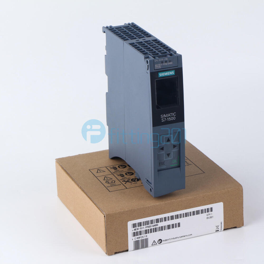 New Siemens 6ES7511-1FK02-0AB0 S7-1500F, CPU 1511F-1 PN 6ES7 511-1FK02-0AB0