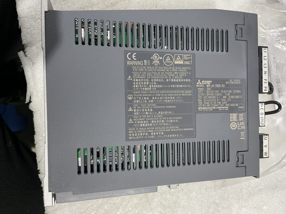 Mitsubishi Electric Servo Drive MR-J4-200A-RJ In stock Fast Shipping UPS / DHL / Fedex