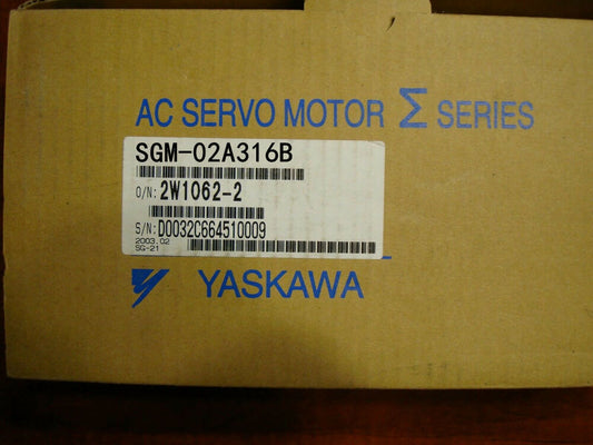1PC New Yaskawa SGM-02A316B Servo Motor Expedited Shipping SGM02A316B