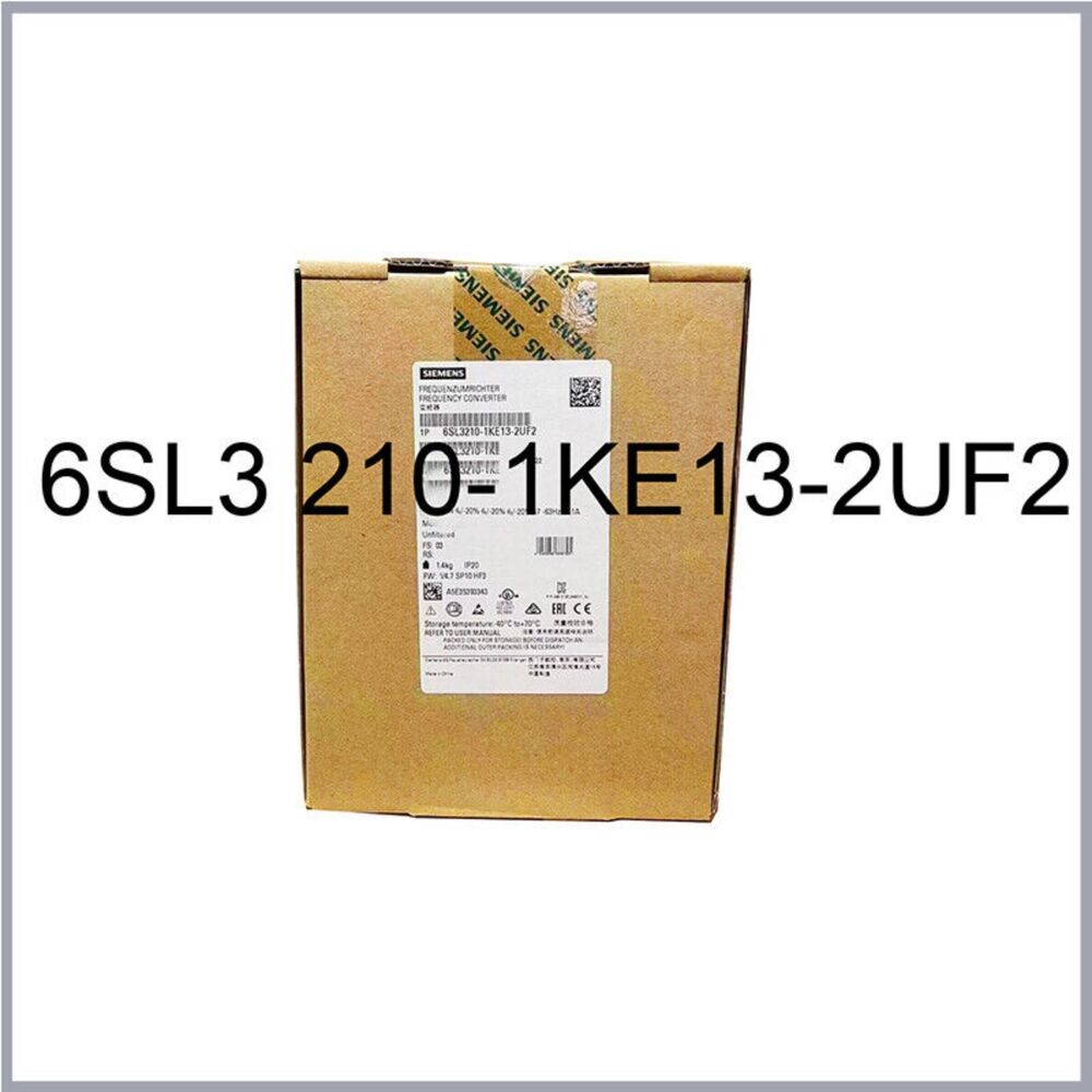 New Siemens 6SL3210-1KE13-2UF2 G120C RATED POWER 1,1KW 6SL3 210-1KE13-2UF2