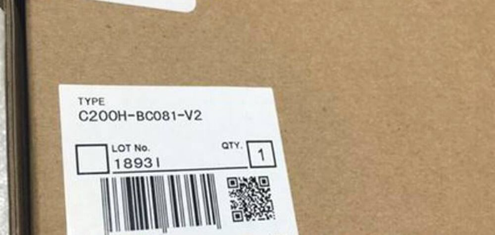 NEW Omron C200H-BC081-V2 CPU Base Unit DHL / UPS / FedEx