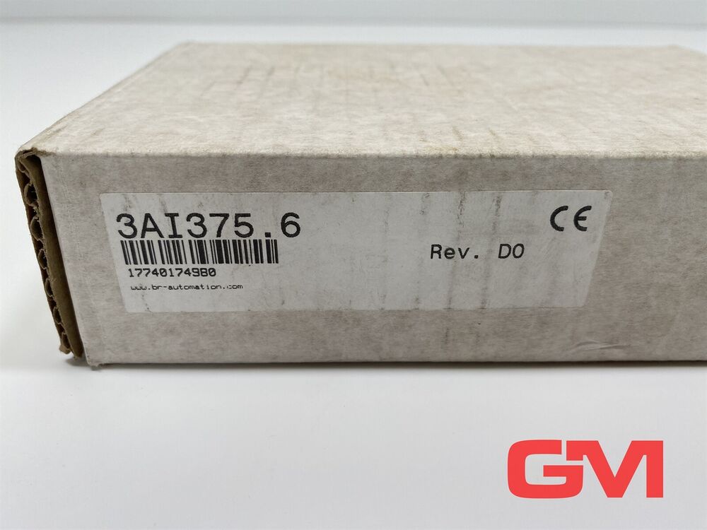 B&R Analog Input Module 3AI375.6 AI375 Revision D0 2005