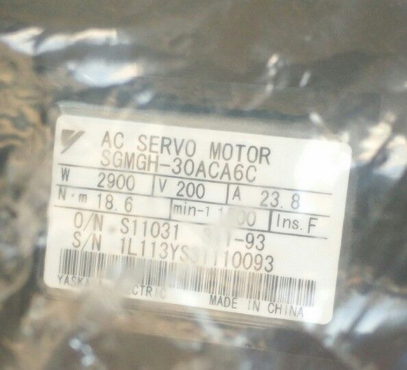 1PC New Yaskawa SGMGH-30ACA6C Servo Motor Expedited Shipping SGMGH30ACA6C