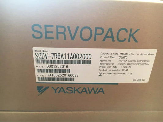 1PC New Yaskawa SGDV-7R6A11A002000 Servo Driver Expedited Shipping
