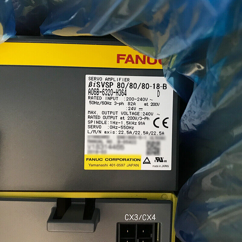 NEW FANUC SERVO AMPLIFIER A06B-6320-H364 A06B6320H364 EXPEDITED SHIPPING DHL / UPS / FedEx