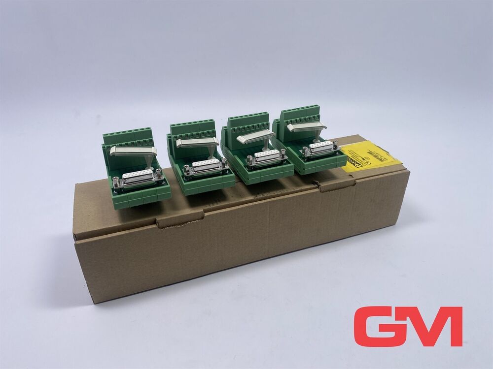 Ve 4x Phoenix Contact Transfer Module Flkm-d15 sub /B Interface Module 2281199