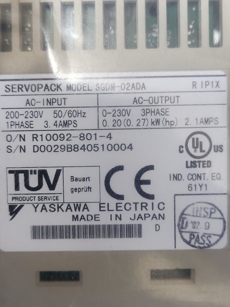 1PC New Yaskawa SGDM-02ADA Servo Drive Fast Ship SGDM02ADA