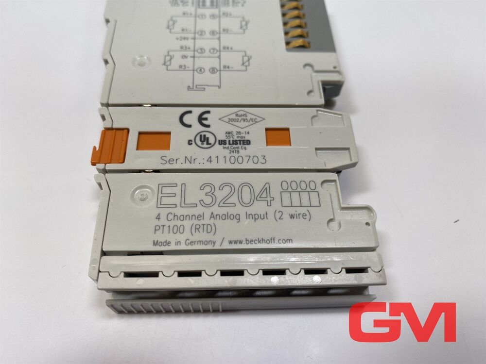Beckhoff 4-channel analog input EL3204 module EtherCAT - Terminal