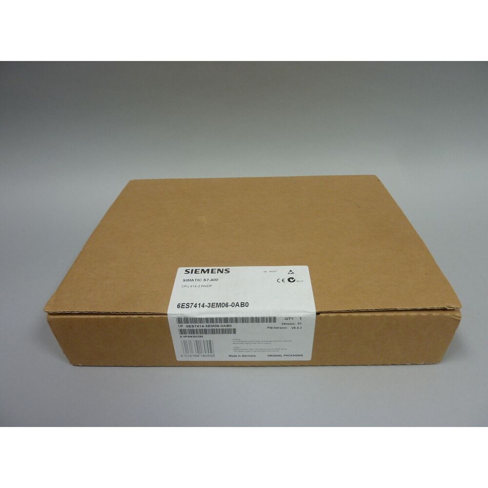 Siemens 6ES7414-3EM06-0AB0 New 6ES7 414-3EM06-0AB0 SIMATIC S7-400 CPU 414-3