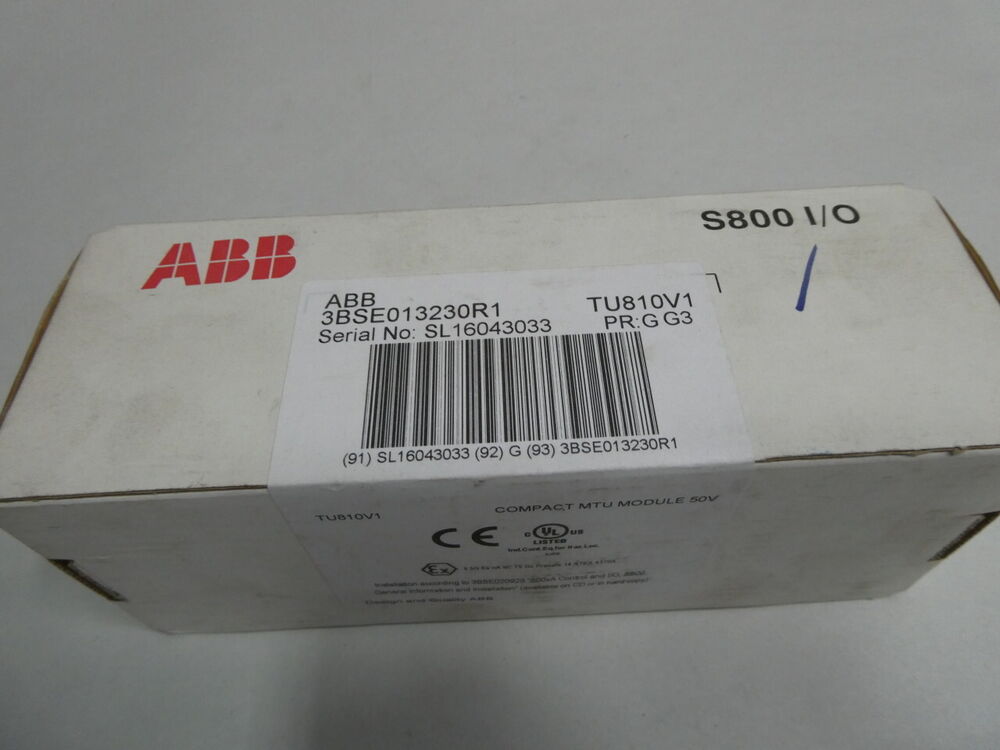 Abb 3BSE013230R1 S800 I/o Compact Module Termination Unit