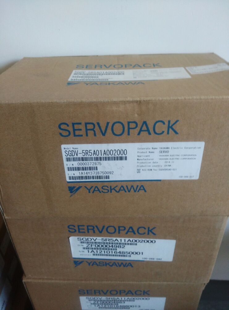 NEW ORIGINAL YASKAWA AC SERVO DRIVER SGDV-5R5A01A002000 FREE EXPEDITED SHIPPING DHL / UPS / FedEx