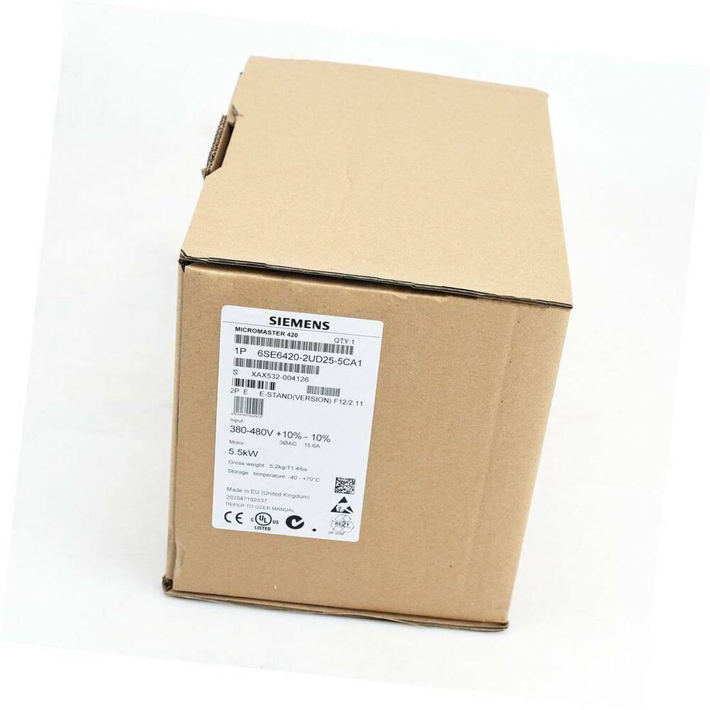 Siemens 6SE6420-2UD25-5CA1 PLC 6SE64202UD255CA1 New Expedited Shipping