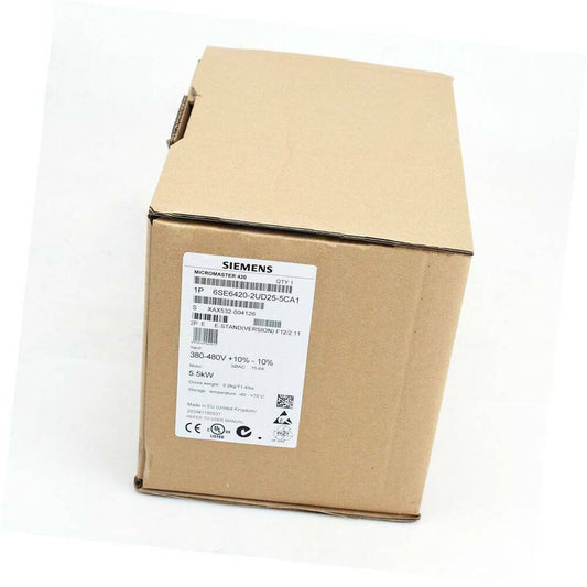 Siemens 6SE6420-2UD25-5CA1 PLC 6SE64202UD255CA1 New Expedited Shipping