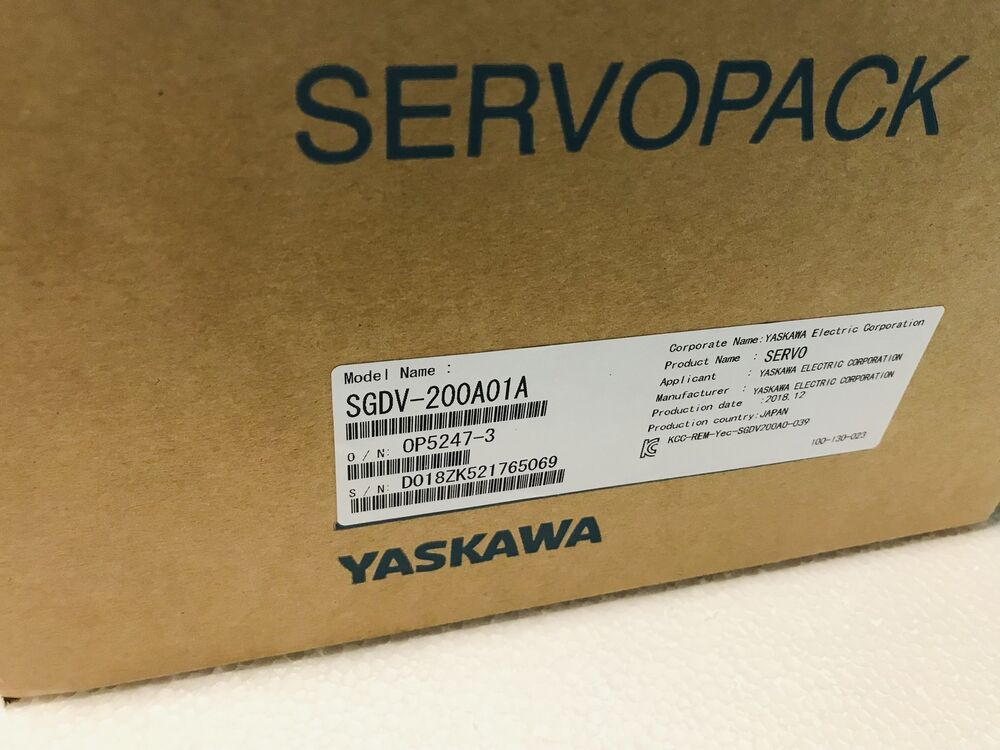 New Yaskawa ServoPack Drive SGDV-200A01A in stock with 12 Months Warranty  UPS /  Fedex / DHL