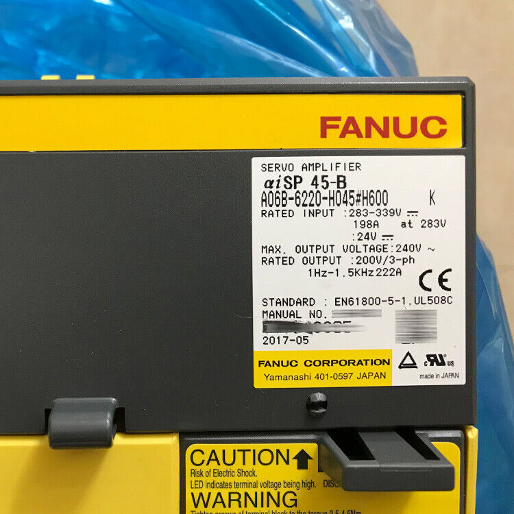 NEW ORIGINAL FANUC SERVO AMPLIFIER A06B-6220-H045#H600 FREE EXPEDITED SHIPPING DHL / UPS / FedEx