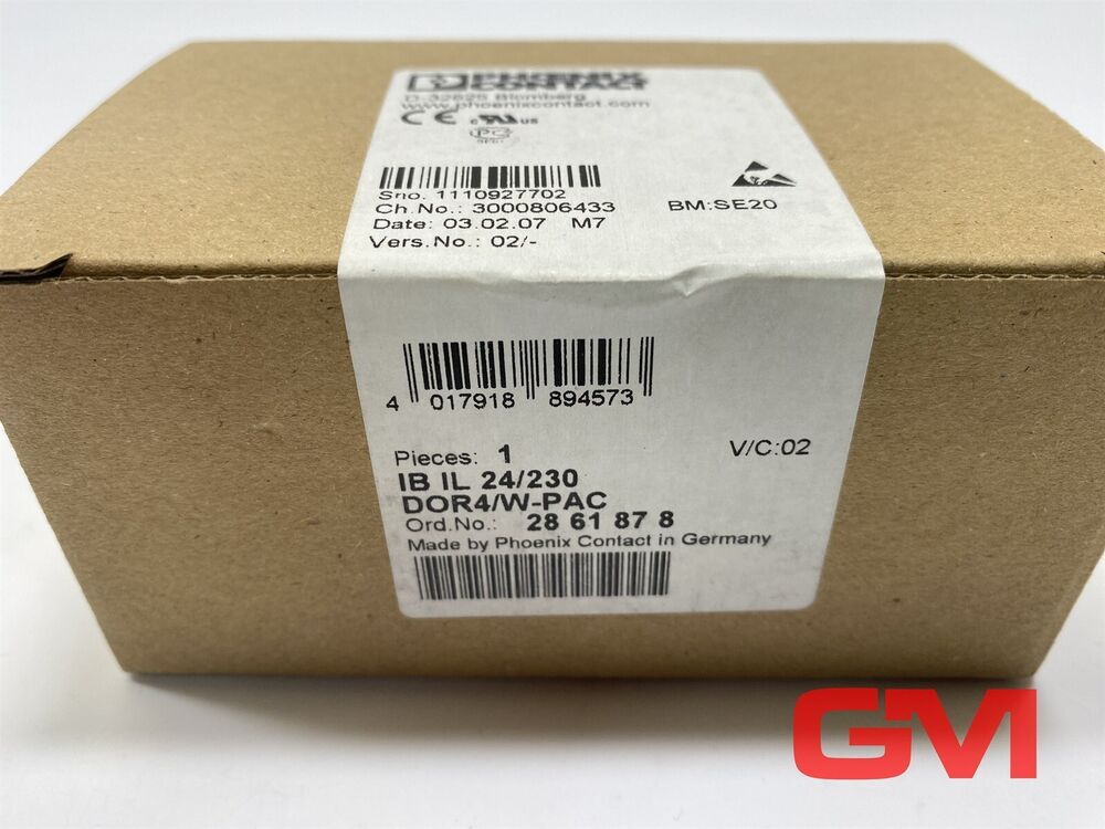 Phoenix Contact Relay Module Ib Il 24/230 Dor4 / W-pac 2861878