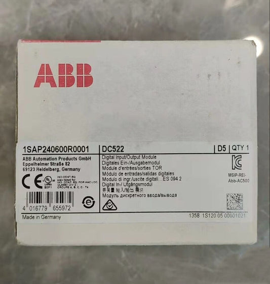1pc ABB DC522 Digital input/output module 1SAP240600R0001