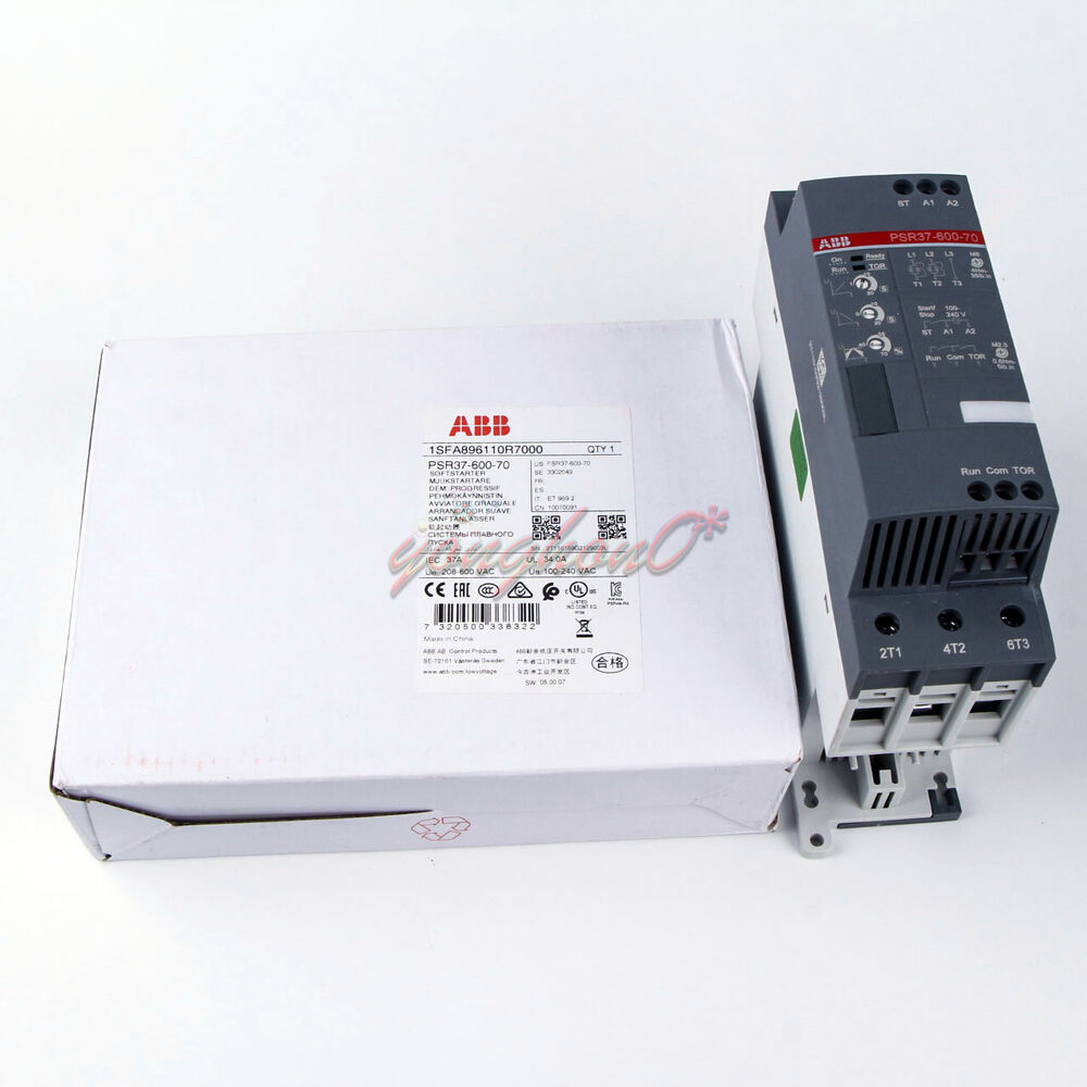 1PC New ABB PSR37-600-70 1SFA896110R7000 Soft Starter 37A 18.5kw-