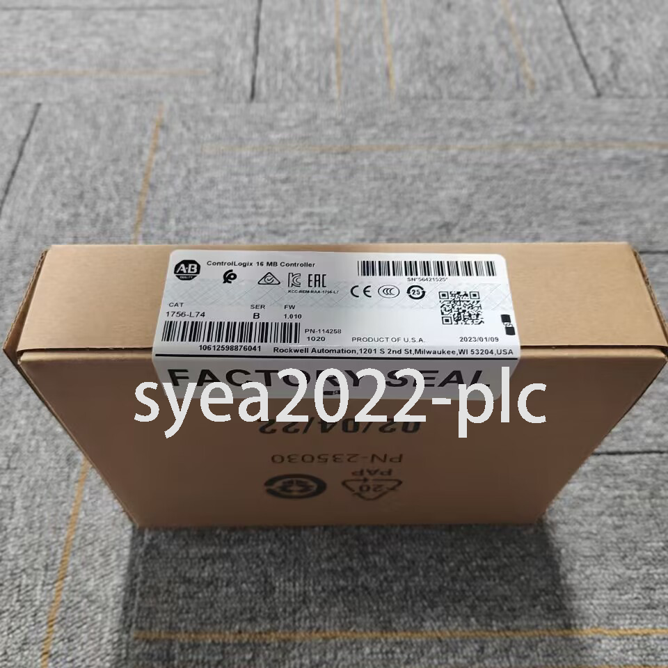 BRAND NEW SEALED Allen Bradley 1756-L74 /B Controller 1756L74 FREE SHIP DHL / UPS / FedEx