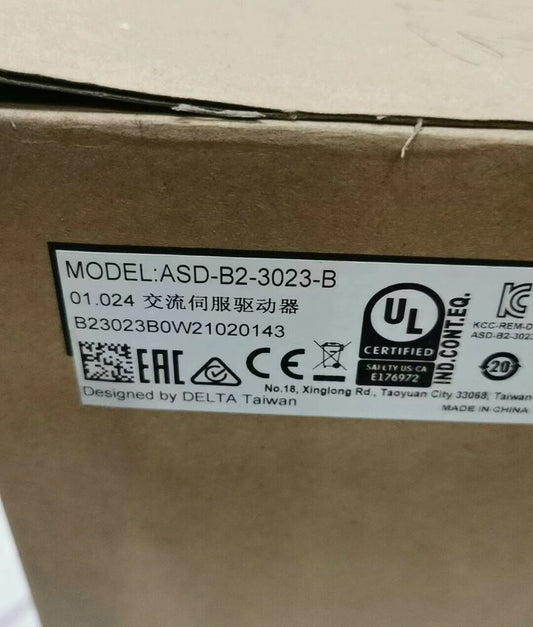 1PC New Delta ASD-B2-3023-B Servo Driver ASDB23023B Expedited Shipping DHL / UPS / FedEx