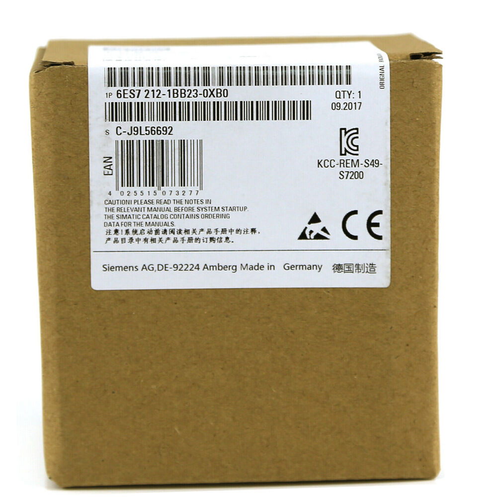 New In Box Siemens 6ES7212-1BB23-0XB0 6ES7 212-1BB23-0XB0 PLC Module DHL / UPS / FedEx