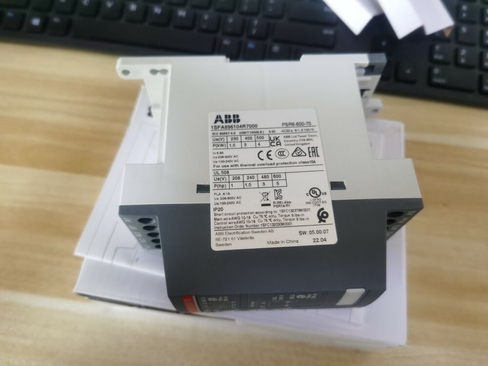 1PC New ABB PSR6-600-70 1SFA896104R7000 Soft Starter In Box Brand