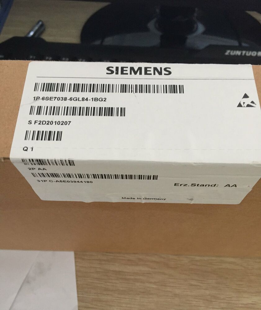 Siemens PLC 6SE7038-6GL84-1BG2 Module 6SE70386GL841BG2 New In Box Expedited Ship DHL / UPS / FedEx