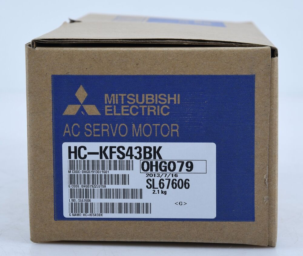 MITSUBISHI HC-KFS43BK AC Servo Motor HCKFS43BK New In Box Expedited Shipping DHL / UPS / FedEX