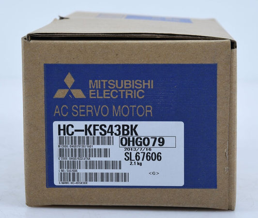 MITSUBISHI HC-KFS43BK AC Servo Motor HCKFS43BK New In Box Expedited Shipping DHL / UPS / FedEX