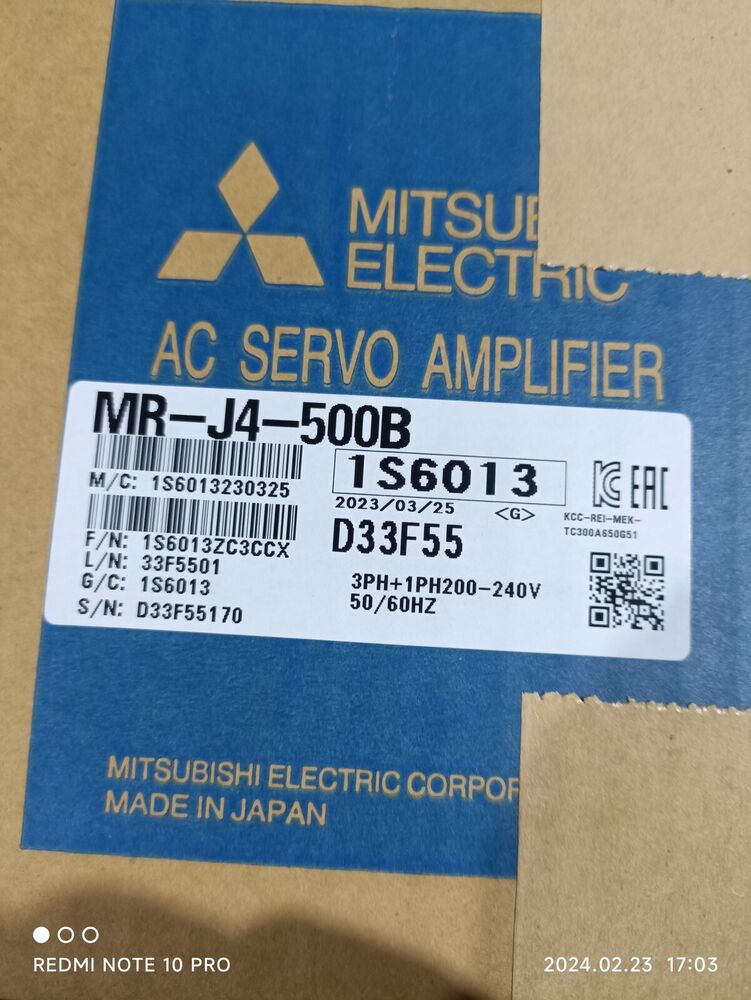 Fast Shipping Mitsubishi Servo Drive MR-J4-500B NEW By UPS / DHL / Fedex