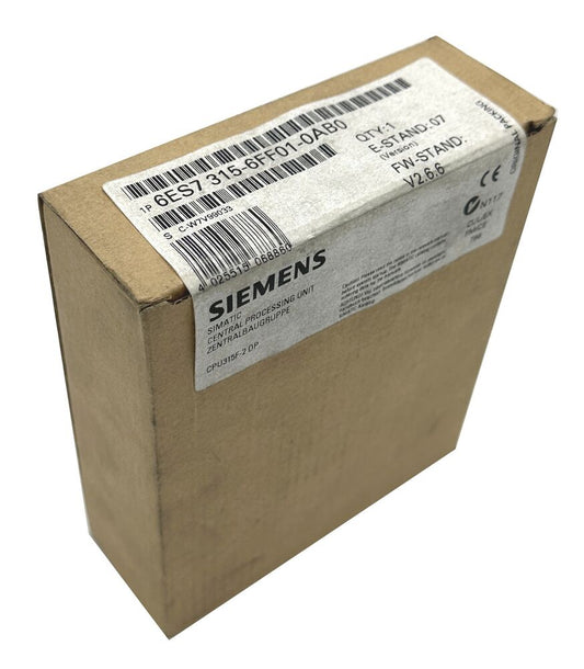 Siemens Simatic S7 CPU -6ES7315-6FF01-0AB0 / 6ES7 315-6FF01-0AB0 -NEW