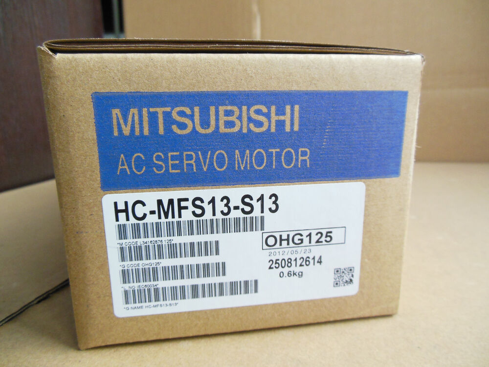 MITSUBISHI HC-MFS13-S13 SERVO MOTOR HCMFS13S13 NEW EXPEDITED SHIPPING DHL / UPS / FedEX