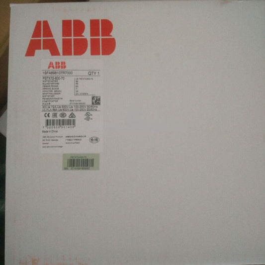 ABB PSTX72-600-70 1SFA898107R7000 Soft Starter New in Box Fast Shipping 1pcs