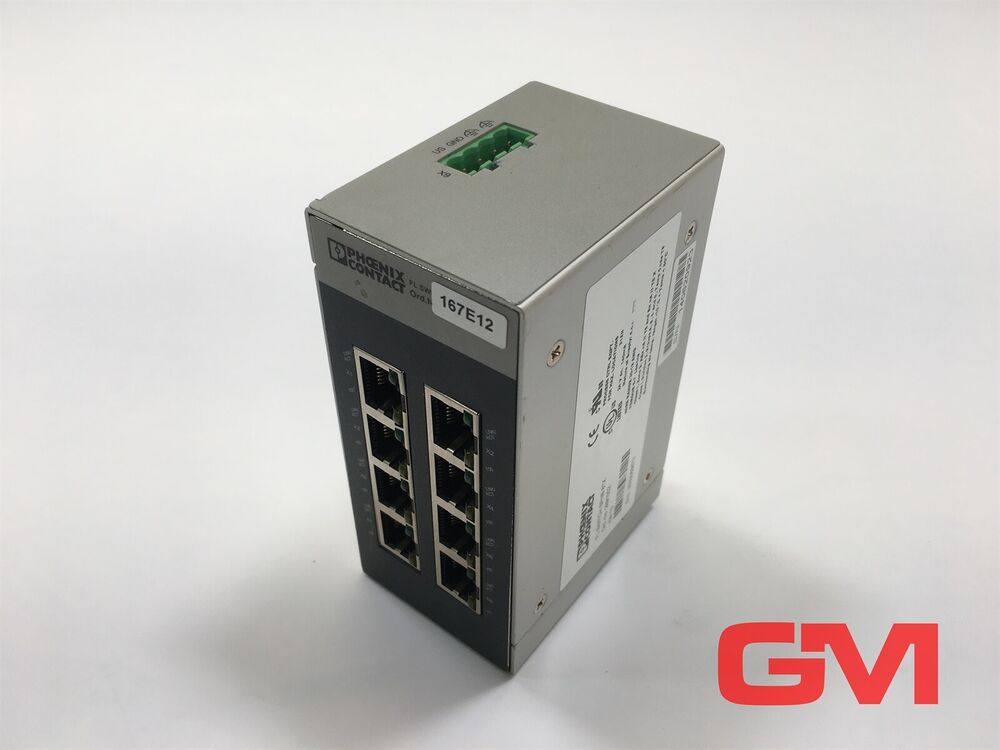 Phoenix Contact Industrial Ethernet Switch 2891002 Fl SWITCH SFNB 8TX Hw: 13 24V