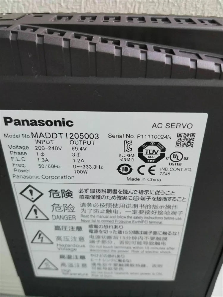 1PC New In Box Panasonic MADDT1205003 Servo Drive Expedited Shipping