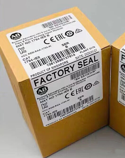 New Factory Sealed AB 1794-IE8 /B Flex 8 Point Analog Input Module 1794IE8 DHL / UPS / FedEx