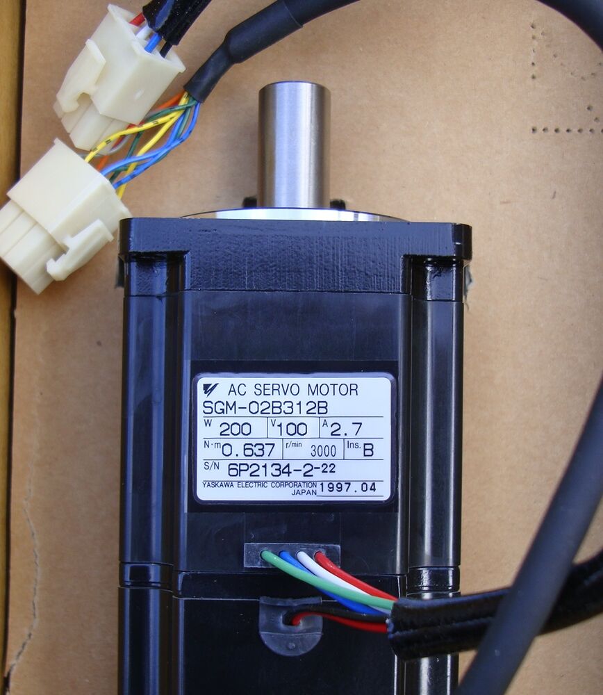 1PC New Yaskawa SGM-02B312B Servo Motor Expedited Shipping SGM02B312B