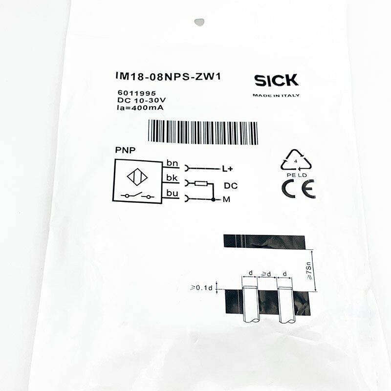 1PC New Sick IM18-08NPS-ZW1 Proximity Switch IM1808NPSZW1 DHL / UPS / FedEx
