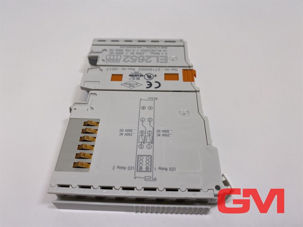 Beckhoff 2-Kanal-Relais-Ausgang EL2652 Ethercat - Terminal El 2652 230 V AC 300