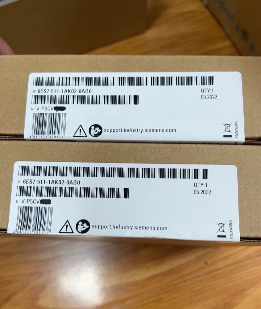 New Siemens 6ES7 511-1AK02-0AB0 6ES7511-1AK02-0AB0 SIMATIC S7-1500 CPU 1511-1 PN
