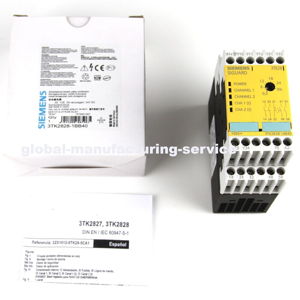 New In Box SIEMENS 3TK2828-1BB40 Safety Relay DHL / UPS / FedEx